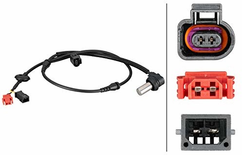 HELLA Czujnik 6PU 230 040-331, prędkość obrotowa koła 2-biegunowa tylna oś 6PU 230 040-331