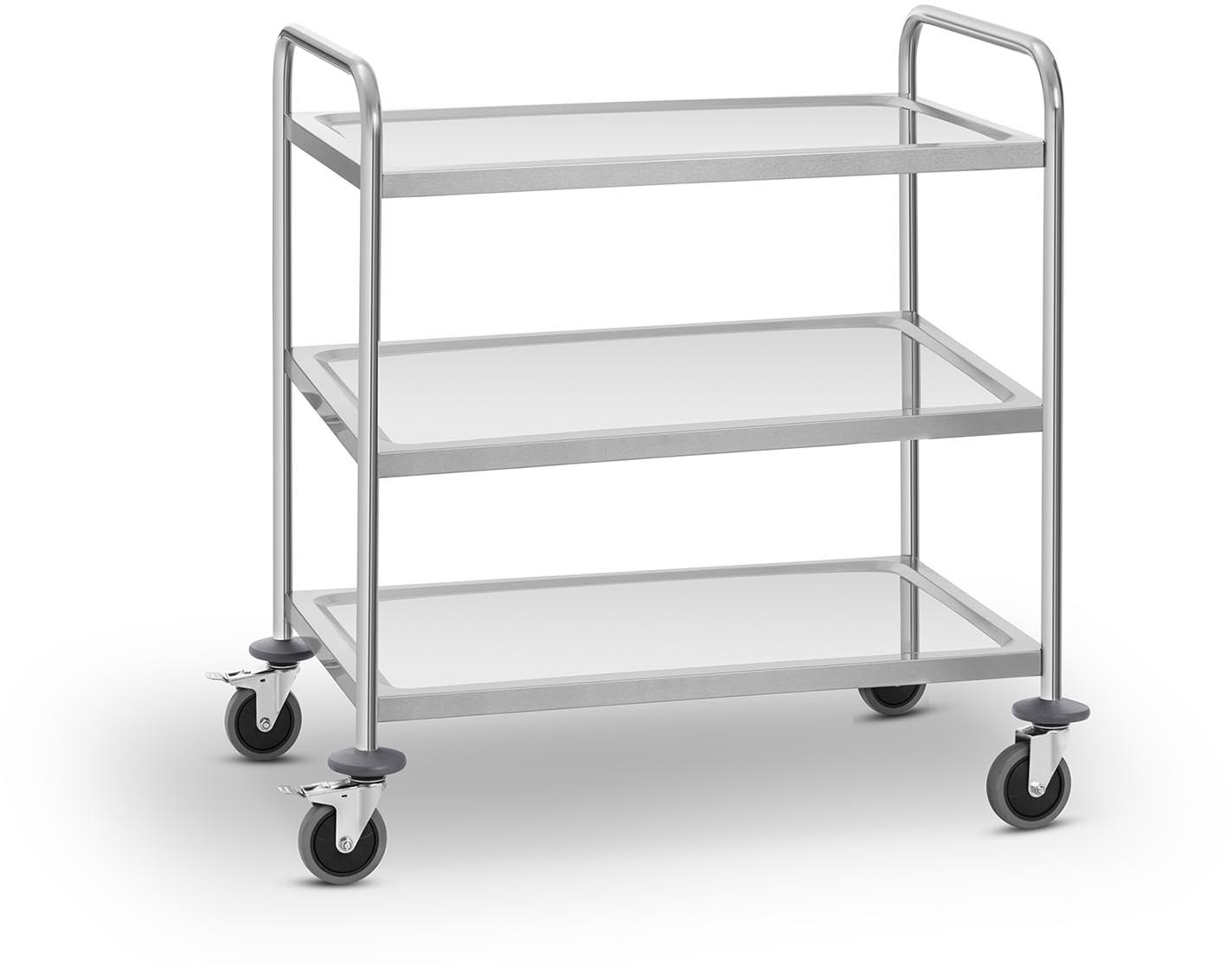 Royal Catering Wózek kelnerski - 3 półki - 150 kg RCSW-3SQ2