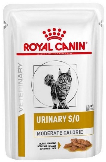 Royal Canin Veterinary Diet Royal Canin Veterinary Diet Feline Urinary S/O Moderate Calorie saszetka 85g MS_16335