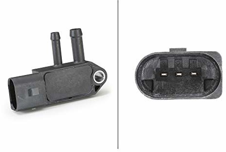 HELLA 6PP 009 409-261 Czujnik, ciśnienie spalin - 3- biegunowy - przykręcany 009409261