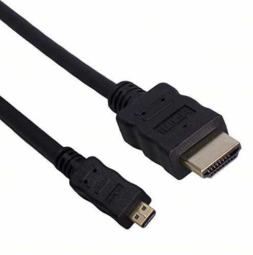 mumbi mumbi 1,50 m Premium High Speed kabel Micro HDMI Full HD 3D / Micro HDMI D wtyczka HDMI A, pozłacane styki, czarny Premium HDMI Kabel