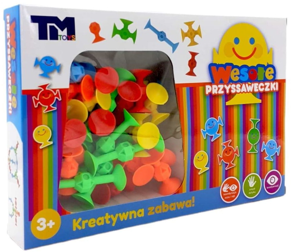 TM Toys Wesołe przyssaweczki Klocki konstrukcyjne 097756