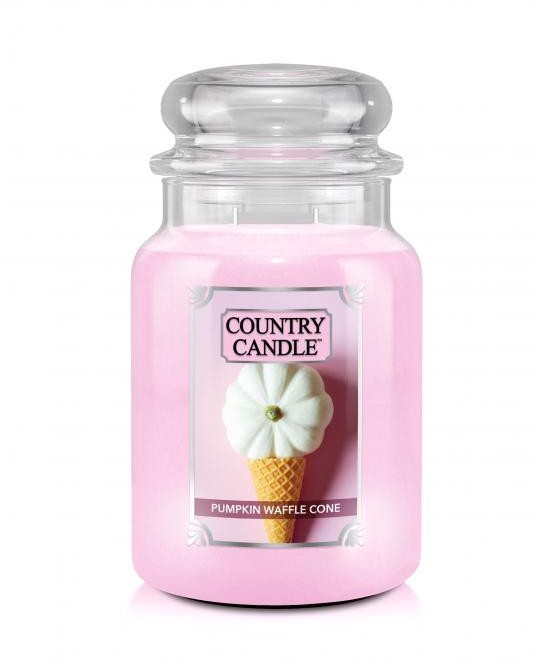 Kringle Candle COUNTRY CANDLE ŚWIECA PUMPKIN WAFFLE CONE 680G 846853069098