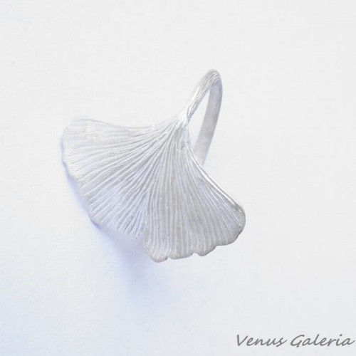 Skagen Pierścionek srebrny - Miłorząb biały 390