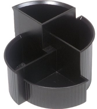 Helit h6390695  linijka Multi kołczan z 4 półkami, czarna H6390695