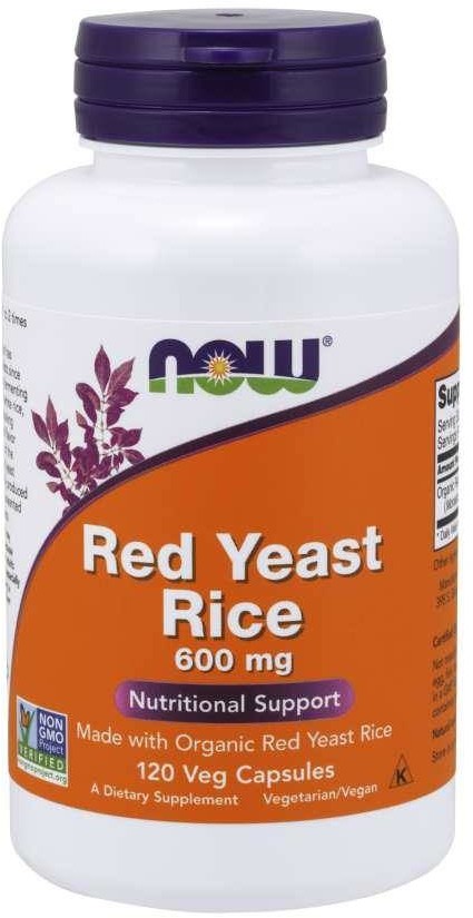 Now Foods Red Yeast Rice 600 mg (120 kaps.)