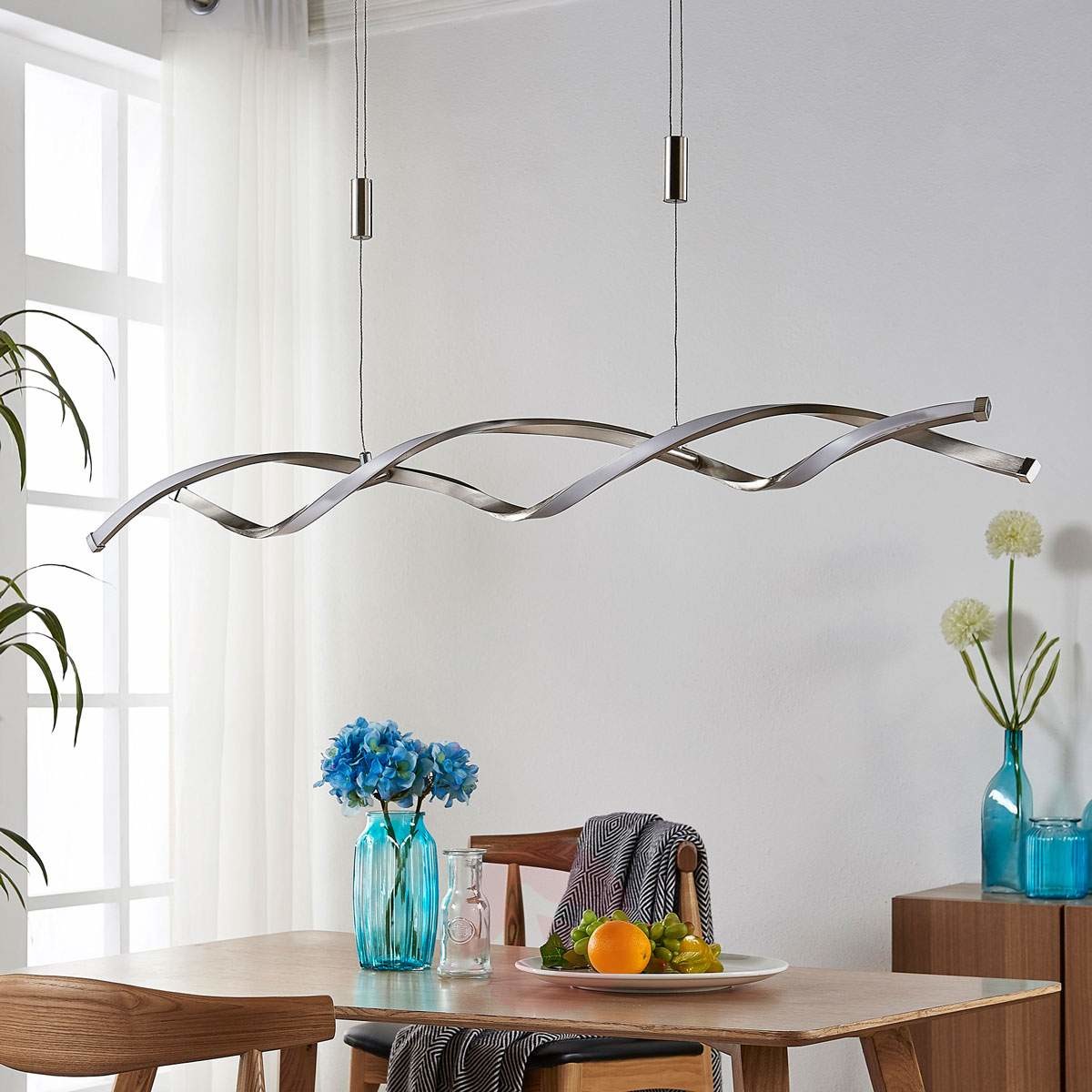 Lampa wisząca LED z regulacją wysokości Auron