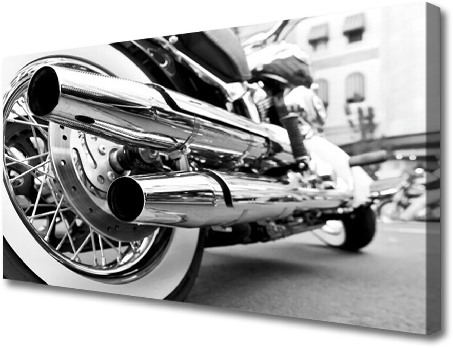 PL Tulup Obraz na Płótnie Motor Sztuka 100x50cm