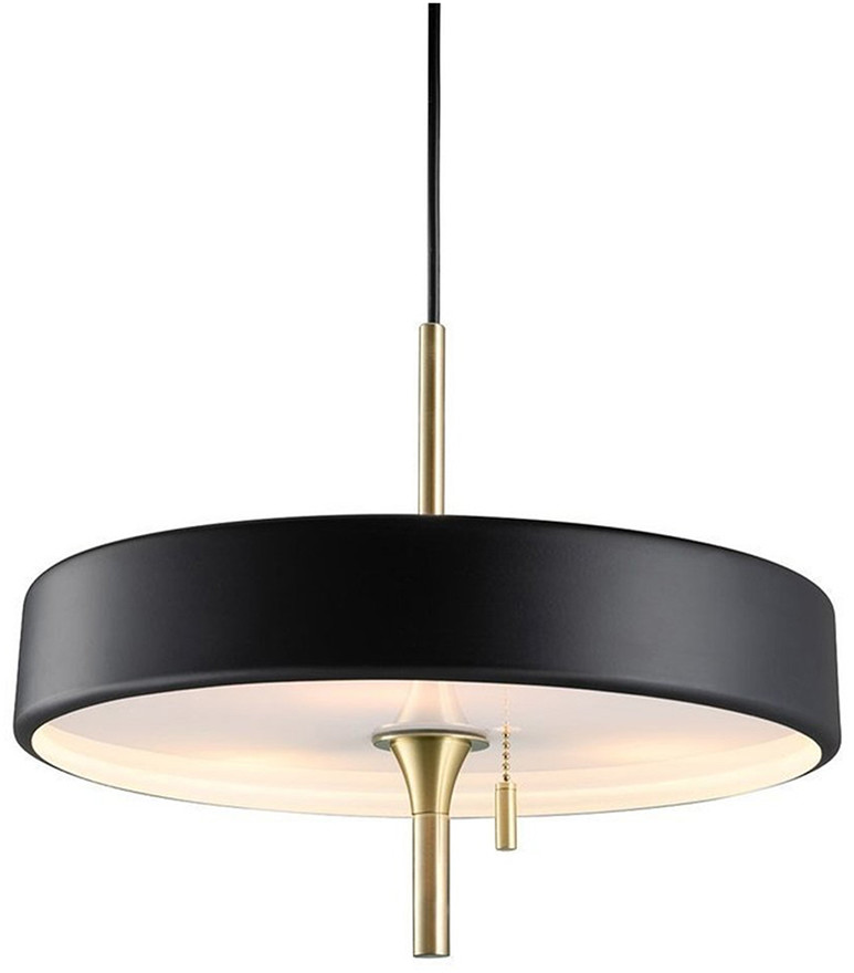 Step into Design Lampa wisząca Artdeco czarno-złota 5958