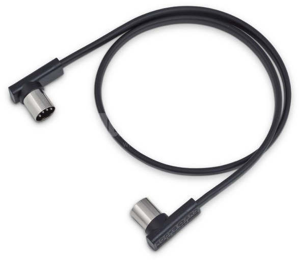 RockGear by Warwick RockBoard flat midi cable - 60 cm, black (RBO CAB MIDI 60 BK)