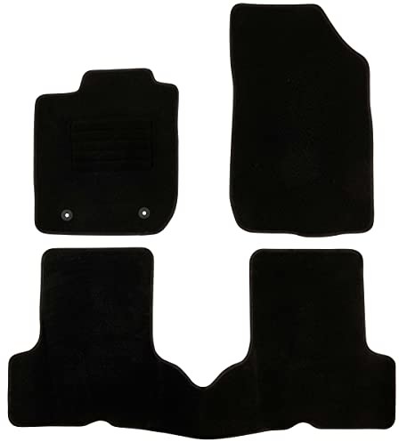 DBS DBS 1763958 wycieraczka samochodowa  na wymiar  3-częściowa  antypoślizgowa  czarny filc igłowany 900 g/m  wykonanie welurowe  asortyment Star 1763958