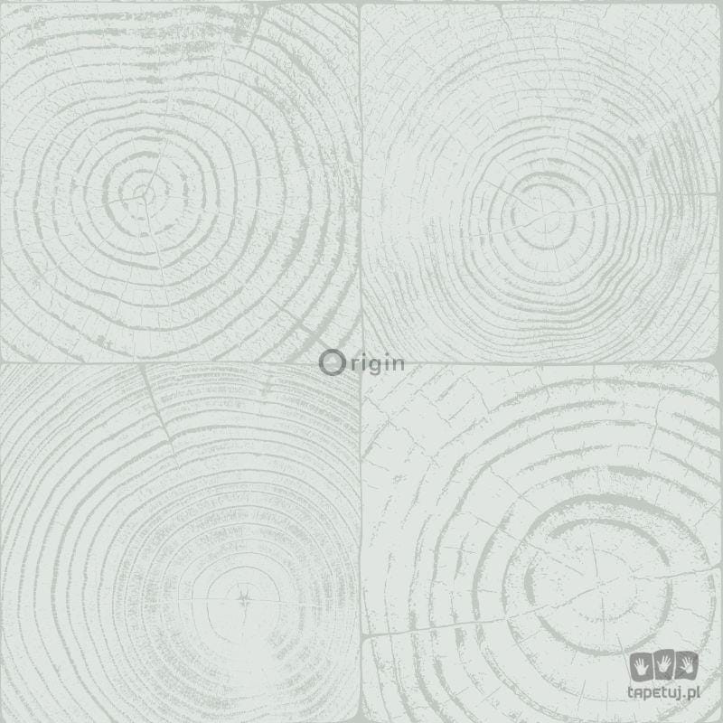 Origin Tapeta na flizelinie przekrój pnia drzewa miętowa zieleń 347545_origin