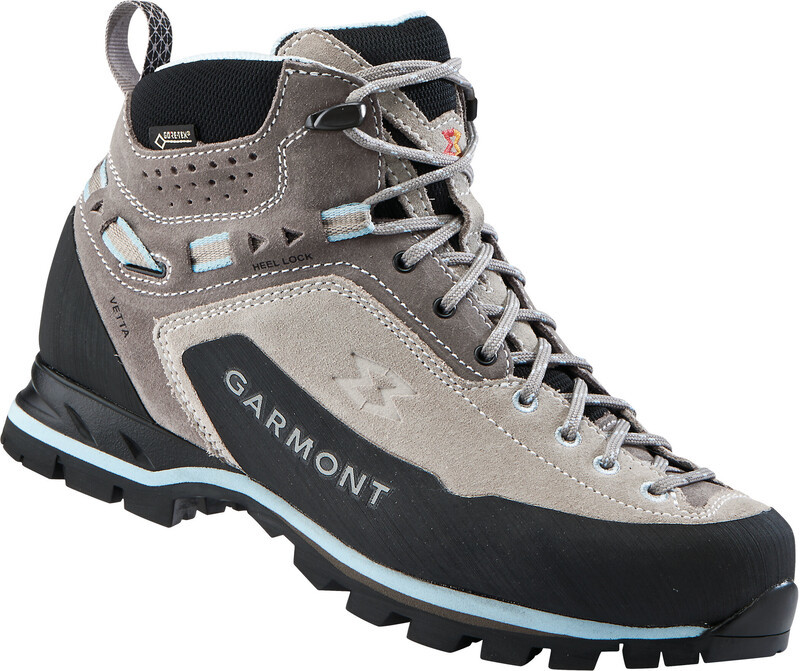 Garmont Vetta GTX Mid Cut Shoes Women, szary UK 6,5 | EU 40 2021 Buty górskie 274-warm grey/light blue-6,5