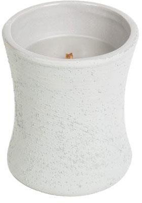 Woodwick Świecznik ceramiczny owalny wazon Dym z drzewa cedrowego 133,2 g