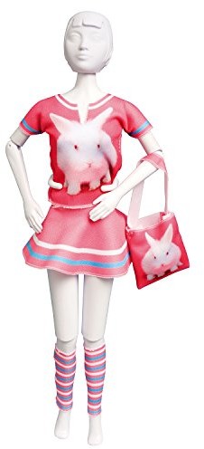 Vervaco vervaco Tiny królików sukienka ich lalka Outfit-zestaw, wielokolorowy PN-0164633