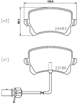 BREMBO P 85 142 P 85 142