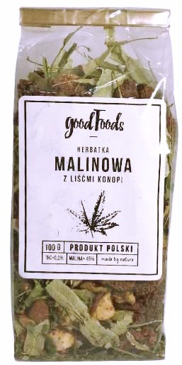 Herbata malinowo-konopna 100g