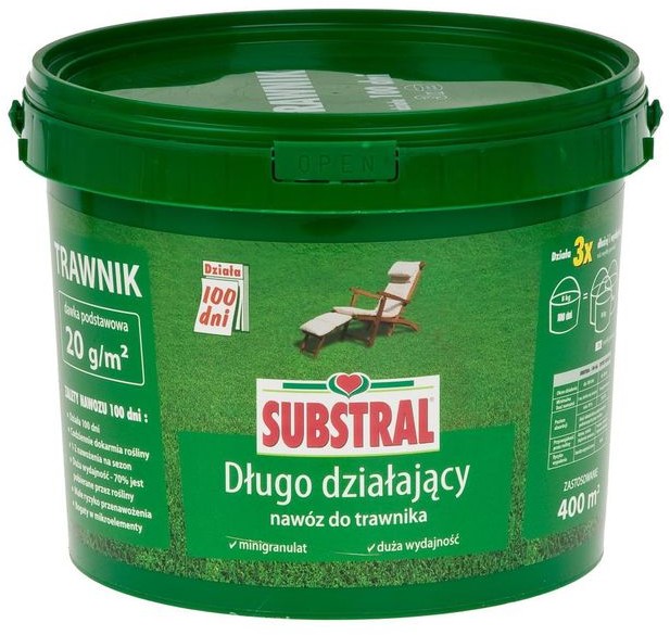 Substral Nawóz do trawników 100 DNI 8 kg