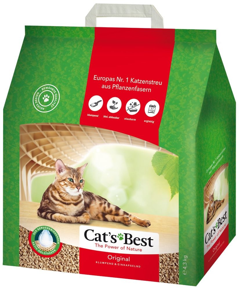 Cat's Best Żwirek Cat's Best Eco Plus Original - 5 l (ok. 2,2 kg)