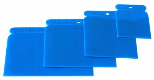 Szpachelki Japonki Plastikowe Zestaw 4 Szt.