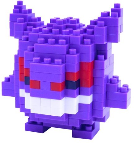 Block kawada Nano 150 piece 3d puzzle Pokemon gangar/gengar/nbpm-007 by kawada