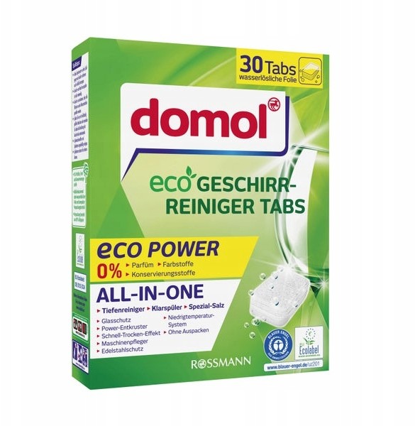 Domol Eco eklogiczne tabletki do zmywarki 30 szt