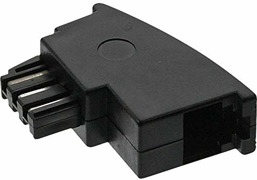 InLine Adapter TAE-F  TAE-F wtyczka na gniazdo RJ11  do Siemens  Telekom i Hagenuk itd., 1 szt. 69948B