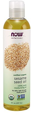 Now Foods sezamowego, organiczna, 8 ML (237 ML) NOW07724