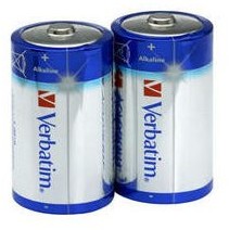 Verbatim Bateria Alkaliczna LR20 D 2szt blister 49923