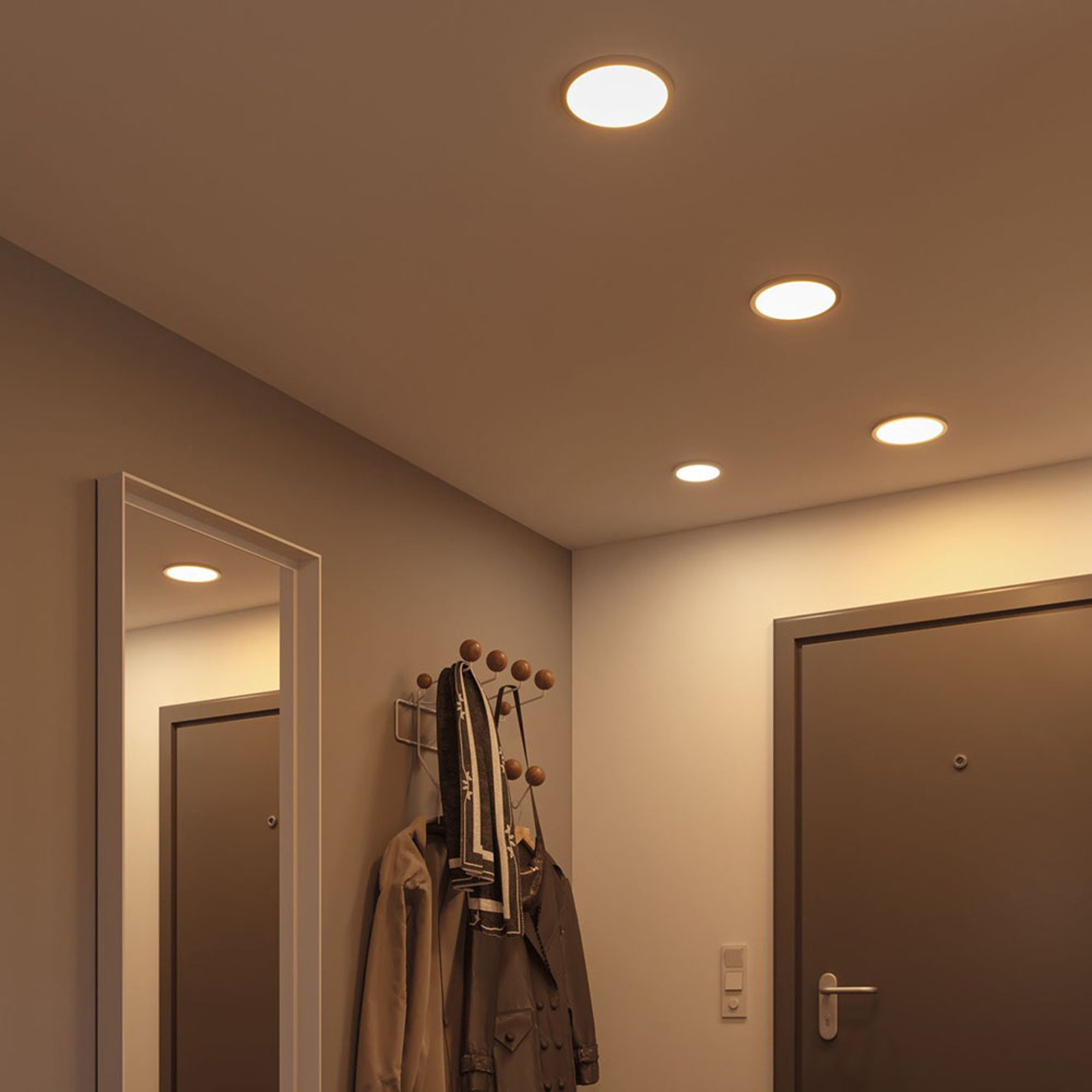 Paulmann panel LED Aero 3 000 K chrom 11,8cm