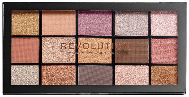 Makeup Revolution RE-LOADED - Zestaw 15 cieni do powiek - FUNDAMENTAL MAKL1DFU