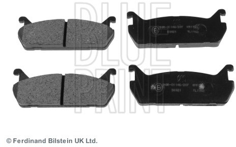 BLUE PRINT Zestaw klocków hamulcowych, hamulce tarczowe ADM54269