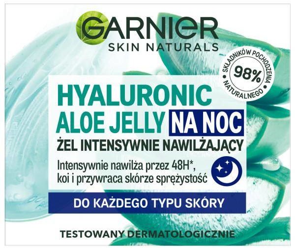 Garnier Hyaluronic Aloe Jelly żel intensywnie nawilżający do każdego typu cery na noc 50ml 109189-uniw