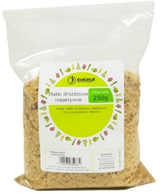 KruKam Płatki drożdżowe nieaktywne 250g