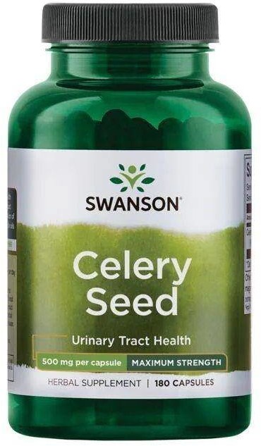 SWANSON Celery Seed 500 mg (180 kaps.)