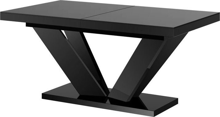 Hubertus Stół VIVA 2 160256 x89 czarny połysk rozkładany HS-VIVA2-B