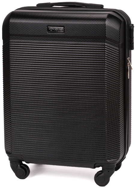 Solier Luggage Walizka podróżna mała ABS STL945 czarna