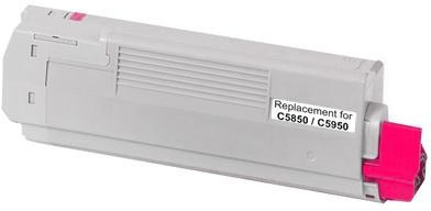 OKI 43865722 purpurowy (magenta) toner zamiennik