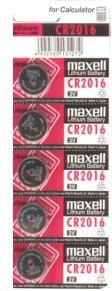 Maxell Bateria CR2016 3V 5szt. 785861