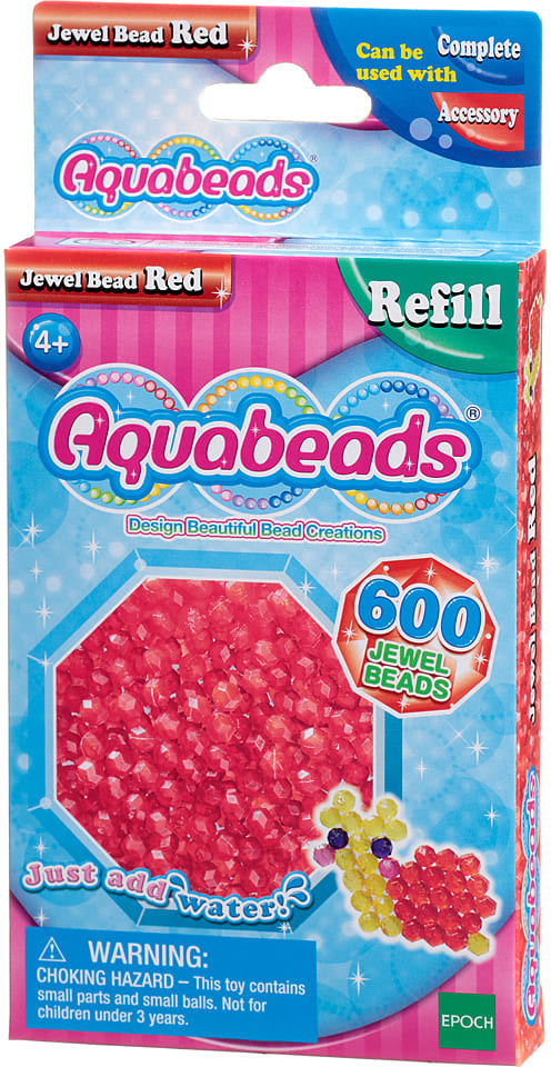 AQUABEADS Zestaw koralików w kolorze czerwonym - 4+