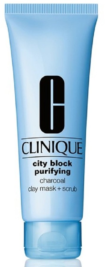 Clinique City Block Purifying Charcoal Clay Mask & Scrub, maseczka głęboko oczyszczająca, 100 ml