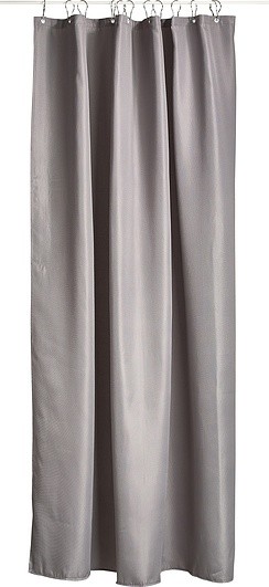 Zone Denmark Zasłona prysznicowa Lux szara 330128