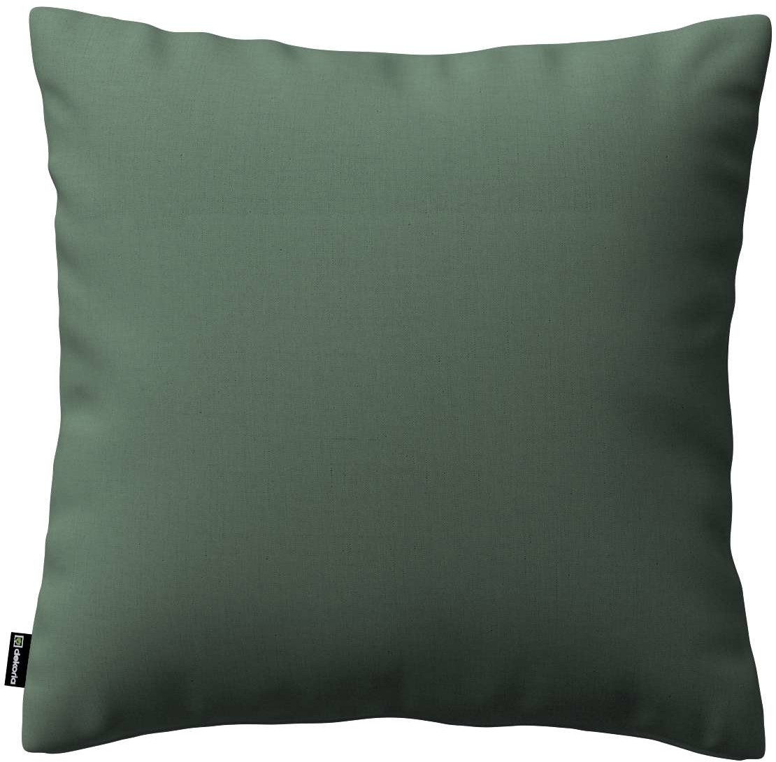 Dekoria Poszewka Kinga na poduszkę zgaszony zielony 60 × 60 cm Linen 105-159-08