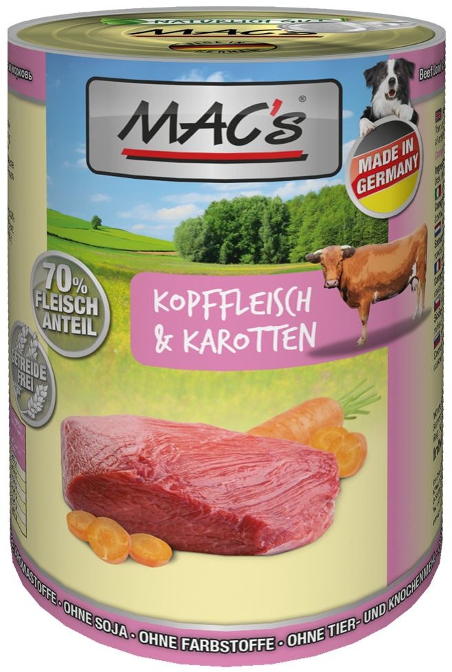 MAC's MAC's Adult, 6 x 400 g - Kurczak i żurawina