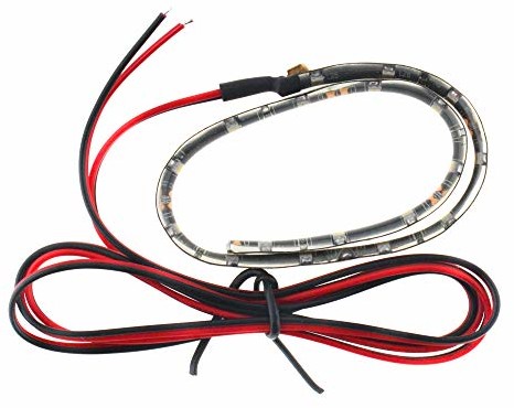 Conotech Seki Seki Taśma 30 cm 12 V neutralna biel oświetlenie wnętrza samochodu osobowego IP65 ochrona przed wodą rozbryzgową 1 metr przyłączeniowy LED, tworzywo sztuczne, 1,1 W 312062