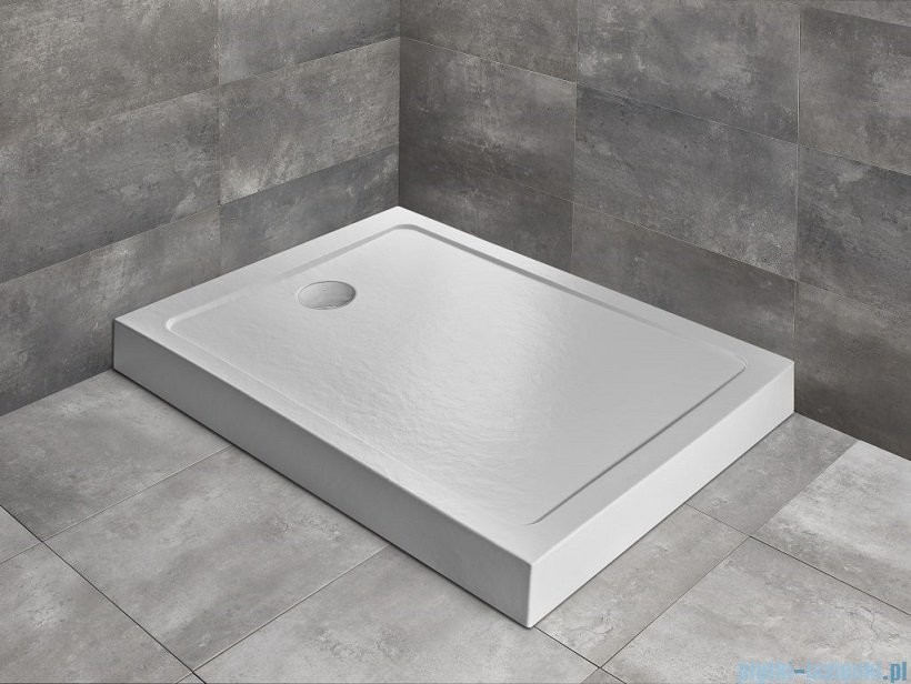 Radaway Doros F Compact Stone brodzik 100x80 biały SDRFP1080-05-04S