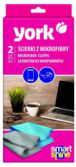 York Zestaw ściereczek SmartShine 2w1 2szt 26080
