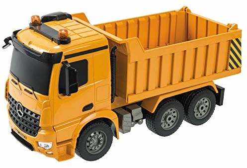 Mondo Motors Motors- Mercedes AROCS BETONNIERE Vehicles Radio Control, 63510, pomarańczowy, 1:20 63510