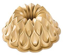 Nordic Ware NON-Stick ciasto forma do pieczenia-korona, aluminium, złoty, 25,4 x 25,4 x 9,9 cm 91777.0