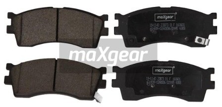 MaxGear Zestaw klocków hamulcowych, hamulce tarczowe 19-1140